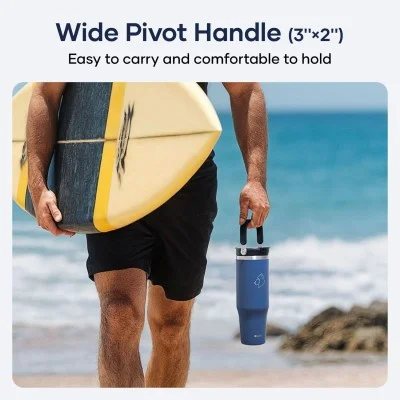 Buzio Swing Series Insulated Tumbler 1L - Blue